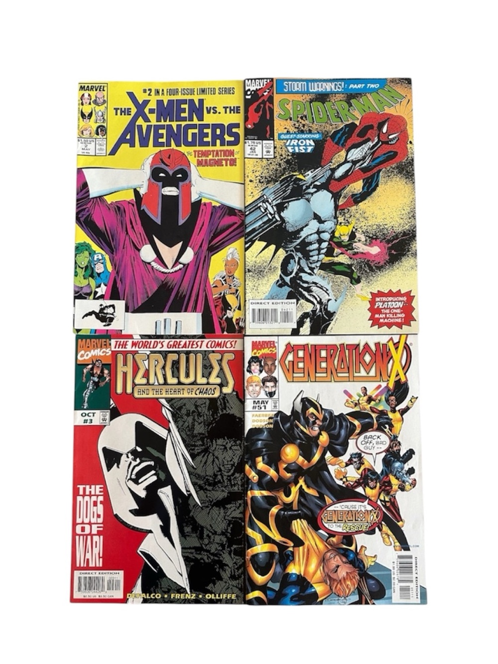 Marvel Comic Books 4ct